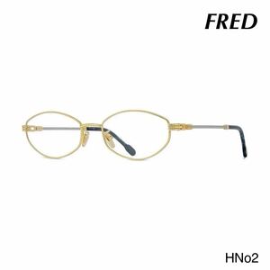 FRED FG50034U 030 フレッド メガネフレーム　新品未使用　アイウェア　ゴールド