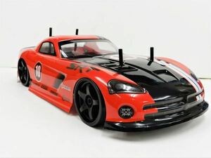  super-discount * has painted final product * full set . Japan nationwide free shipping * turbo with function 2.4GHz 1/10 drift radio controlled car Dodge wiper type red 