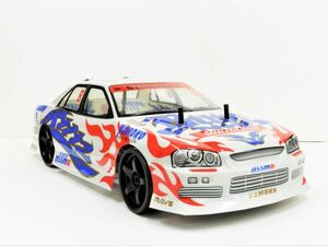 super-discount * has painted final product * full set . Japan nationwide free shipping * turbo with function 2.4GHz 1/10 drift radio controlled car Nissan GTS type 