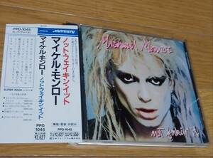 マイケルモンロー　hanoi rocks 日本盤　帯あり　not fakin it