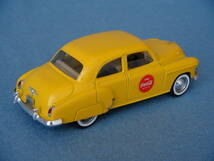 【希少】仏ソリド1/43限定品・1950年型シボレー4ドアセダン・コカコーラ営業車黄色・美品/COCA-COLA_画像2