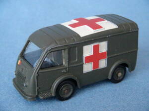  old France * Dinky 1/50 rank 1959 year type Renault 1000kg van * military Anne byu Ran s/ army for ambulance * beautiful goods / that time thing 