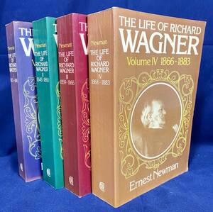 ■英語洋書 リヒャルト・ワーグナー伝 全4巻揃【The Life of Richard Wagner】Ernest Newman(アーネスト・ニューマン)著　●ロマン派オペラ