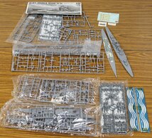 M★ジャンク品★艦船プラモデル 10箱分セット 全て1/700 アオシマ ほか 長門/ビスマルク など 組立済み箇所あり ※パーツ状況未確認_画像3