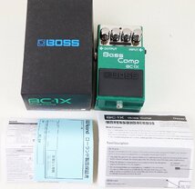 S◇中古品◇エフェクター Bass Comp BC-1X ボス/BOSS/ローランド/Roland ベース用コンプレッサー 箱・取扱説明書つき_画像5