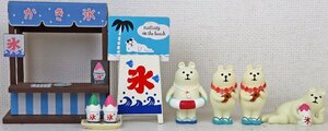 S◎中古品◎置物『コンコンブル まとめ売り』 まったり屋台 夏のまったりマスコット かき氷屋台/ビール屋台他 concombre Decole/デコレ