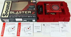 S◇ジャンク品◇PCパーツ/サウンドカード Sound Blaster Z SB-Z SB1500 クリエイティブ/CREATIVE サウンドブラスター 箱つき ※動作未確認