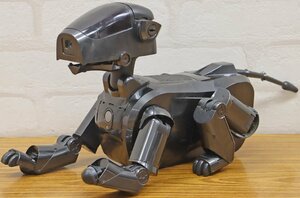 M◎ジャンク品◎エンターテインメントロボット『AIBO ERS-111』 アイボ メタリックブラック SONY/ソニー 箱付き ※欠品・破損あり