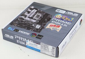 S★ジャンク品★PCパーツ/マザーボード 『PRIME B760M-A D4』 ASUS/エイスース 製造:2023年1月 ※I/Oシールド欠品/ピン折れあり/動作未確認