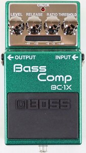 S◇中古品◇エフェクター Bass Comp BC-1X ボス/BOSS/ローランド/Roland ベース用コンプレッサー 箱・取扱説明書つき