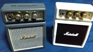 MARSHALL 小型ギターアンプ２個セット MS-2C MS-2W ステレオ