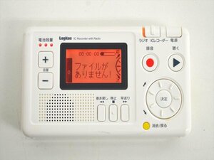 KM533●ジャンク品●Logitec ロジテック LIC-RR100　ラジオ付きICレコーダー
