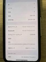 iPhone 11 Pro Max 256GB ミッドナイトグリーン SIMフリー 美中古 Apple アップル 初期化済 残債無し _画像9