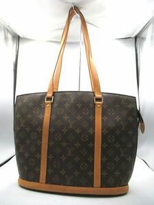 ☆LOUIS VUITTON ルイヴィトン モノグラム バビロン M51102 肩掛けショルダーバッグ トートバッグ ブラウン系 中古 持ち手難有 レディース