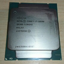 Intel Core i7 5820K LGA2011-3 Haswell-E/EP 動作確認品 (MB0811)_画像1