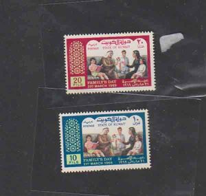 （４５７）外国切手・クエート２種未使用