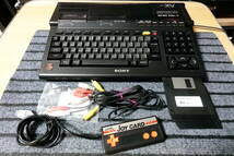 hXV 極上品　ソニー HB-F1XV MSX2+ FM音源 本体 コントローラー付き　フルメンテ 　ベルトレス１２０日間保証 _画像1