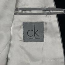 未使用級◎38サイズ!! カルバンクライン【紳士の佇まい】Calvin Klein コーデュロイ テーラード ジャケット ネイビー 光沢感◎メンズ_画像6