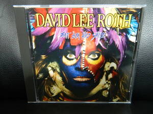 (44)　 DAVID LEE ROTH　　/　 EAT ’EM AND SMILE　　　 日本盤　 　 ジャケ、日本語解説 経年の汚れあり