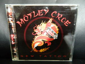 (17)　 MOTLEY CRUE　　/　　NEW TATOO　　 日本盤　 　ジャケ、日本語解説 経年の汚れあり