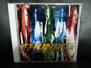 (11)　 THUNDER　　/　 THEIR FINEST HOUR （and a bit）　　　日本盤　 　 ジャケ、日本語解説 経年の汚れあり