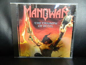 (40)　 MANOWAR　　/　 THE TRIUMPH OF STEEL　　　 　輸入盤　 　 ジャケ、経年の汚れあり