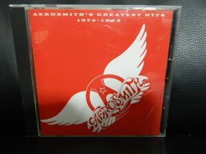 (13)　AEROSMITH　　/　AEROSMITH’S GREATEST HITS　1973-1988　　 日本盤　　ジャケ、日本語解説 経年の汚れあり