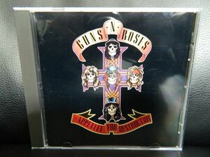 (2) 　GUNS N' ROSES　　/　　APPETITRE FOR DESTRUCTION　　　輸入盤　　　ジャケ、経年の汚れあり