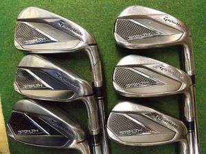 【税込】4152 STEALTH #6-PW,AW 純正スチール S テーラーメイド ステルスアイアン .874755