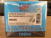 【EBBRO】1/43 CRAFTSPORTS MOTUL GT-R SUPER GT GT500 2018 No.3 エブロ ebbro クラフトスポーツ craftsports craft sports GT-R nismo _画像4