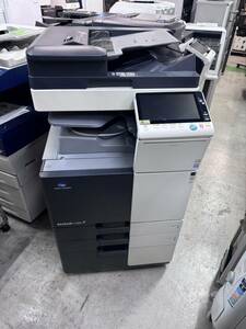 KONICA MINOLTA カラー複合機 bizhub C368 通電確認済み コピー機 2段 コニカミノルタ No.1 ☆ (引き取り限定)