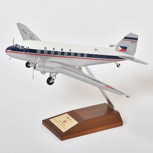 1円スタート!新品 日本航空 DCー3スナップインモデル 1:80 ミニチュアモデル JAL70周年記念700体限定14850円