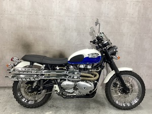 低金利2.9%~★美車★トライアンフ スクランブラー900・ETC装備・スクリーン付・Scrambler・TRIUMPH 検）ストリートスクランブラー spg1588