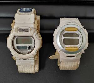 【BD12594NT】G-SHOCK DW-0097 BG-097 Baby-G 2点セット　ジャンク品 腕時計 