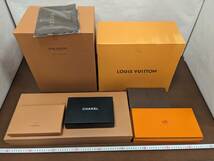 【B13093AK】 LOUIS VUITTON CHANEL HERMES まとめ ルイヴィトン シャネル エルメス プラダ グッチ ブランド 空箱 空き箱 保存袋 紙袋 9点_画像9