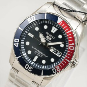 セイコー SEIKO 腕時計 セイコー5 スポーツ ダイバー 海外 SNZF15K1 7S36-03C0 黒文字盤 メンズ 自動巻 中古 [質イコー]