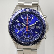 セイコー SEIKO 腕時計 フライトマスター クロノグラフ デイト SND255P1 7T92-0CF0 クオーツ メンズ 中古 動作品 [質イコー]_画像9