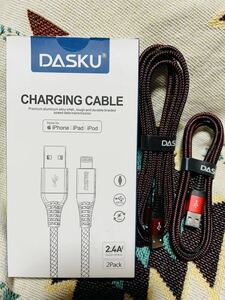 CHARGING CABLE 1m 2mライトニングケーブル iPhone 充電ケーブル