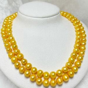 本真珠ネックレス8mm 天然パールネックレス　43cm Pearl 宝石 jewelry