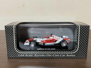 500円スタート！絶版品　未使用品　1/64 TOYOTA TF107 No.12 2007 J.トゥルーリ(ホワイト×レッド) 「Beads Collection」