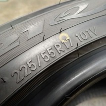 夏4本SET 会社宛 送料無料 225/55R17 101V NITTO NT421 2022年製 アルファード エクストレイル スバル XV アテンザ インプレッサ NO,E7895_画像6