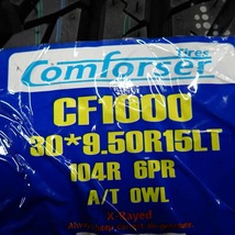 夏新品2022年製 4本 会社宛送料無料 30×9.50R15 6PR LT COMFOSER CF1000 ランクル 78プラド ジムニー シエラ デリカスペースギア NO,E7825_画像4