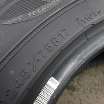 夏4本 会社宛 送料無料 245/75R17 110T グッドイヤー ホワイトレター ラングラー クライスラー ジープ ラングラー JL36 JL20 JK36 NO,Z5237_画像7