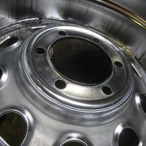 新品 4本価格 会社宛 送料無料 16×8J 6穴 139.7mm ET±0 SHONE SST DAYTONA デイトナクロームメッキ ランクル80 4×4車各種 特価 NO,SH196の画像6