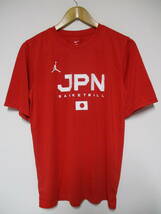 NIKE ナイキ ジョーダン バスケットボール日本代表 Tシャツ XLサイズ_画像1