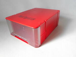 H / TAKEYA ELLE CASSETTE 持ち運び可能 収納ケース 片付け箱 レターケース 薬箱 レトロ 中古品