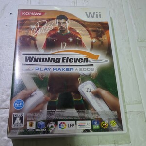 【Wii】 Winning Eleven PLAY MAKER 2008取扱説明書付