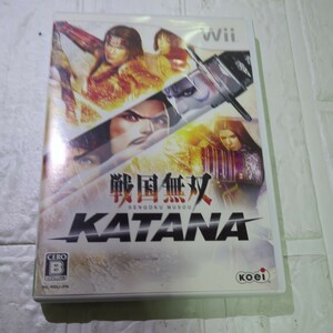 【Wii】 戦国無双 KATANA　取扱説明書付