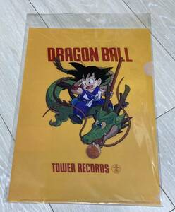 【2016年/デッドストック】新品 ドラゴンボール × TOWER RECORDS A4/A5クリアファイル2枚セット タワレコ 鳥山明 コラボ