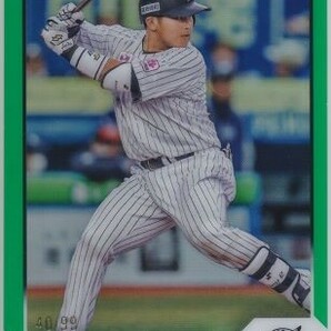 Topps Chrome NPB 2023 ロッテ 48 松川虎生 グリーンリフラクター 99枚限定 千葉ロッテマリーンズ Green Refractor 佐々木朗希 BBMの画像1